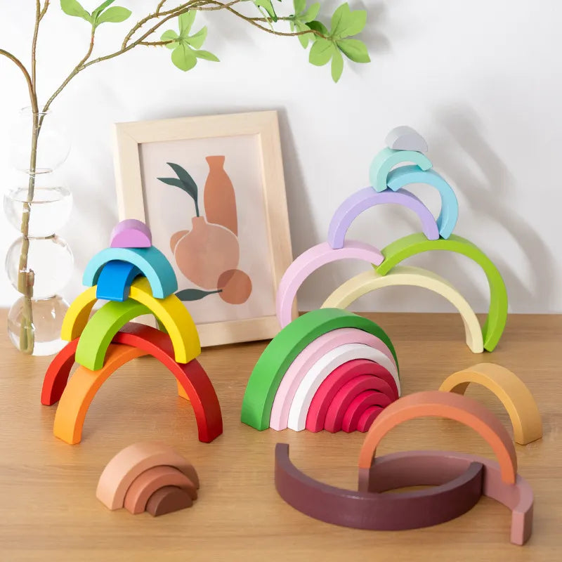 Wooden Rainbow Toy