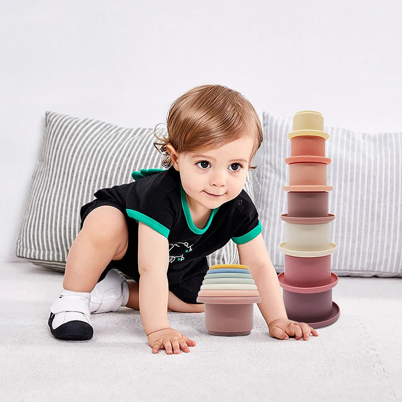 Baby Silicone Stacking Blocks